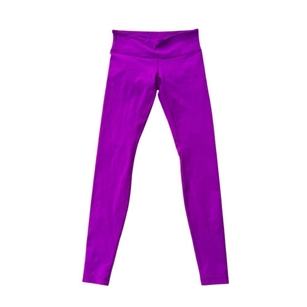 Lululemon wunder under 6 tender violet leggings yoga Pilates workout